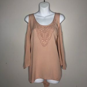 DR2 by Danielrainn Pastel Pink Blouse